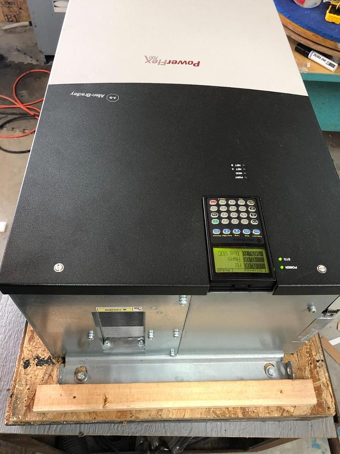 Used NEW 2022 ALLEN BRADLEY 20BD180A0ANNAND0 POWERFLEX 700 DRIVE VFD 150 HP STK S-279