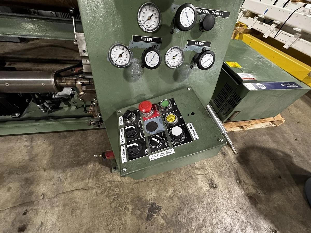 Used 62" DUSENBERY MODEL 635 BL DUPLEX SLITTER REWINDER