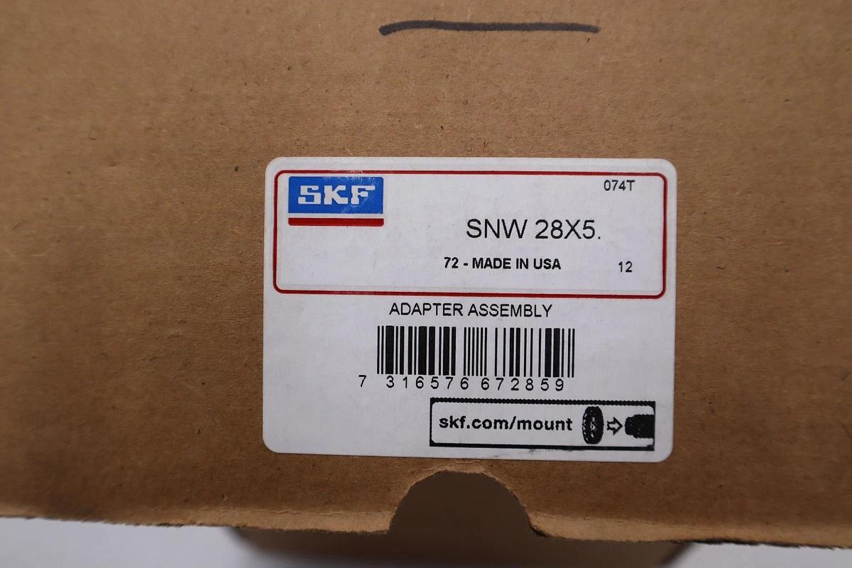 SKF SNW 28X5 Adapter Sleeve 5 INCH Bore NEW OPEN BOX STK GF88