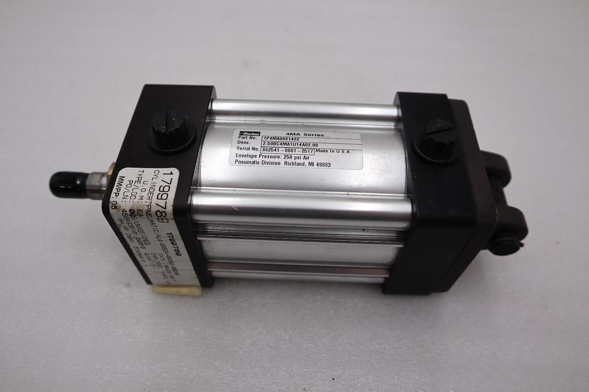New Parker 1P4MA0021422 4MA SERIES TIE ROD PNEUMATIC CYLINDER STOCK H1475