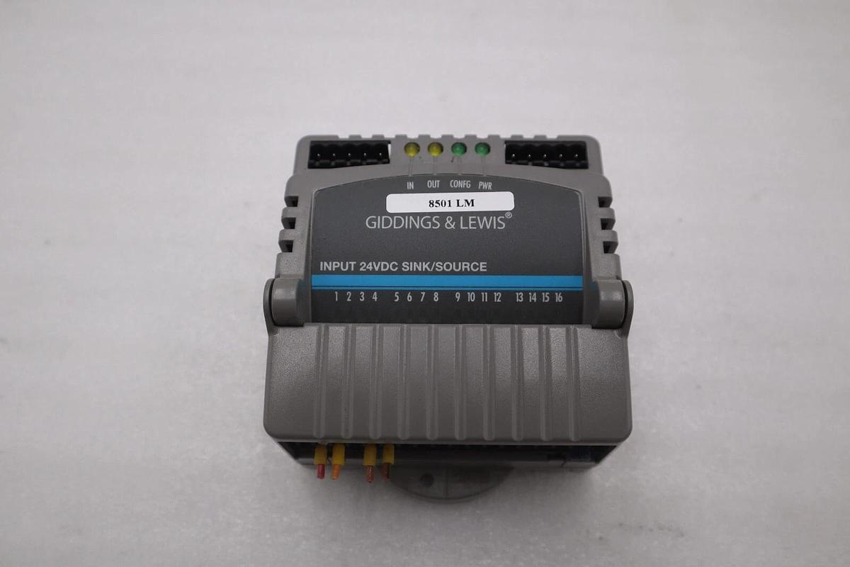 Used GIDDINGS & LEWIS M.1300.7372 R1 Input Module 24VDC SINK/SOURCE STOCK 637-D