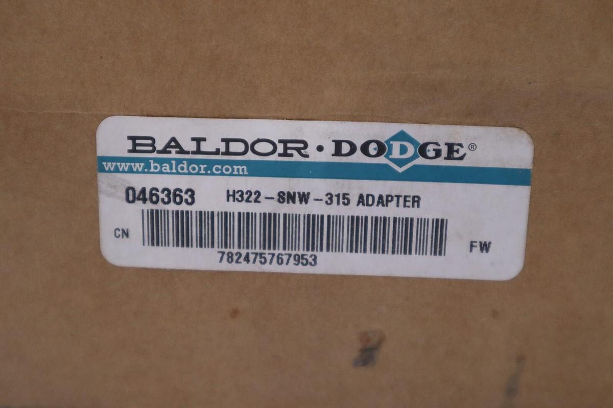 NEW DODGE 046363/ H322-SNW-315 BEARING ADAPTER 322 X 315 STOCK H199