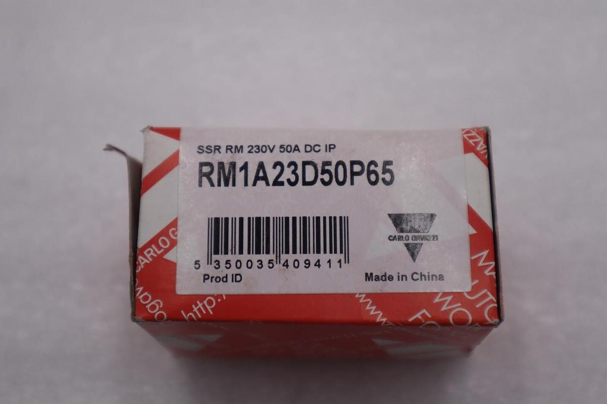 Used NEW OPEN BOX Carlo Gavazzi RM1A23D50P65 Solid-State Relays STOCK L-496-C