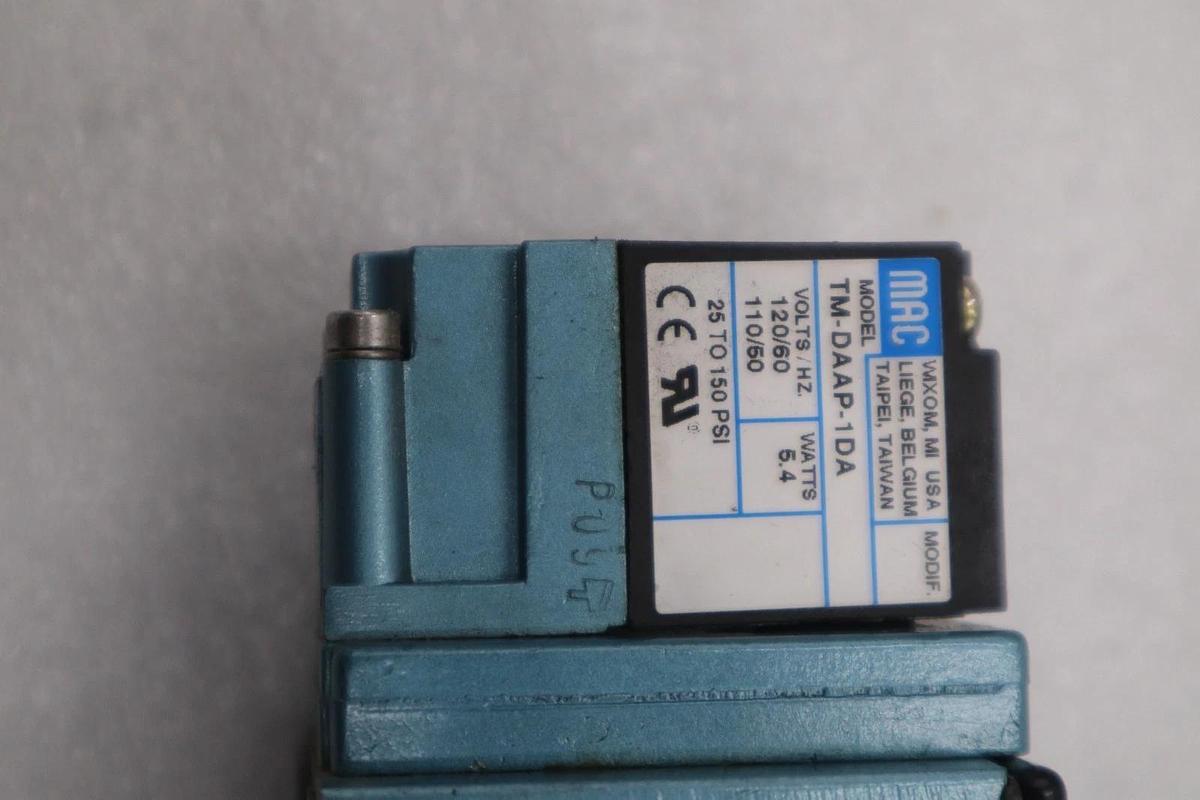 Used MAC 82A-HA-000-TM-DAAP-1DA Solenoid Valve - STOCK GF267A