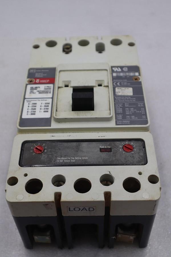 Used CUTLER-HAMMER HM2P400X5WS10 MOTOR CIRCUIT PROTECTOR SERIES C STOCK #3214
