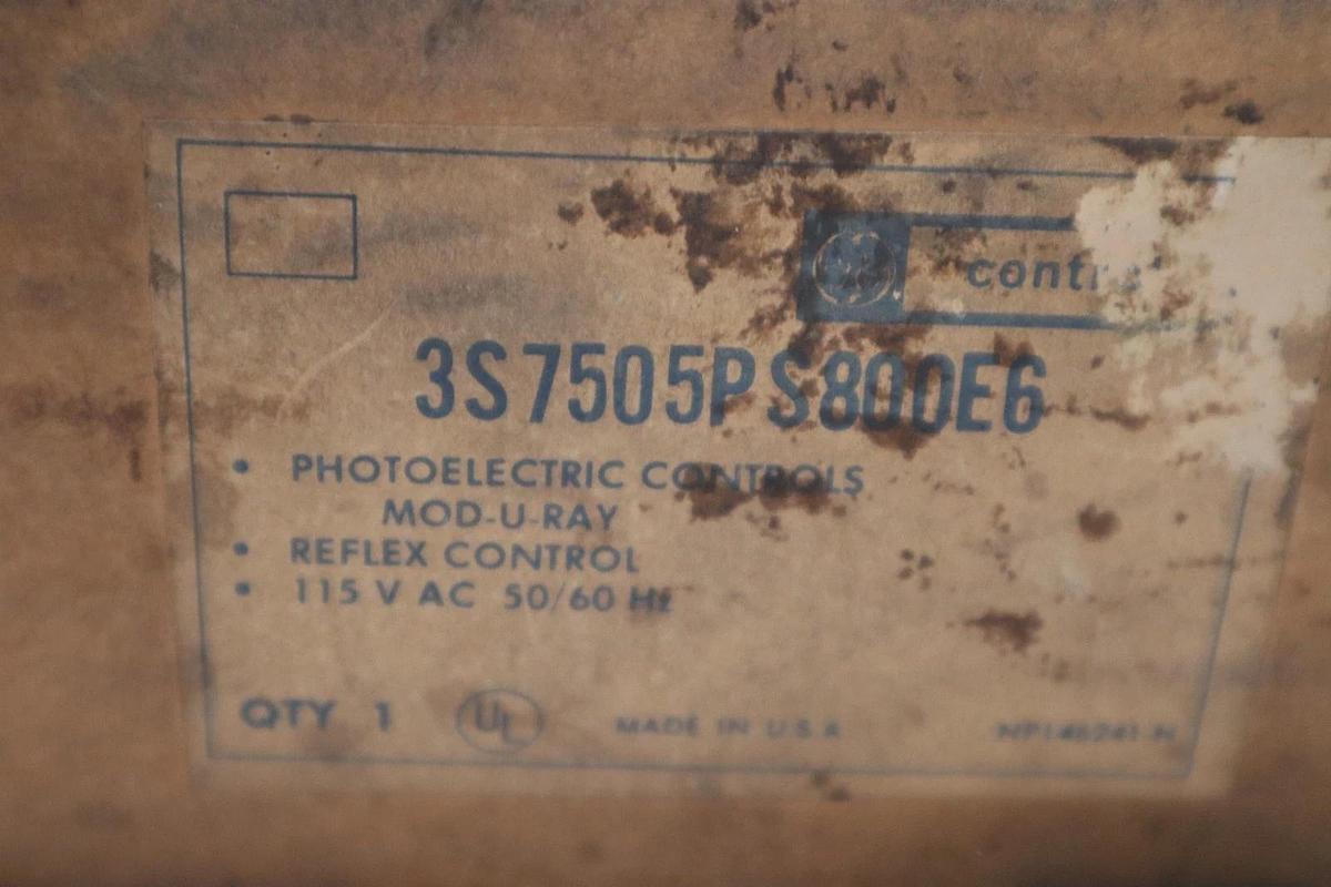 General Electric Photo Electric Scanner 3S7505PS800E6 STK CC163