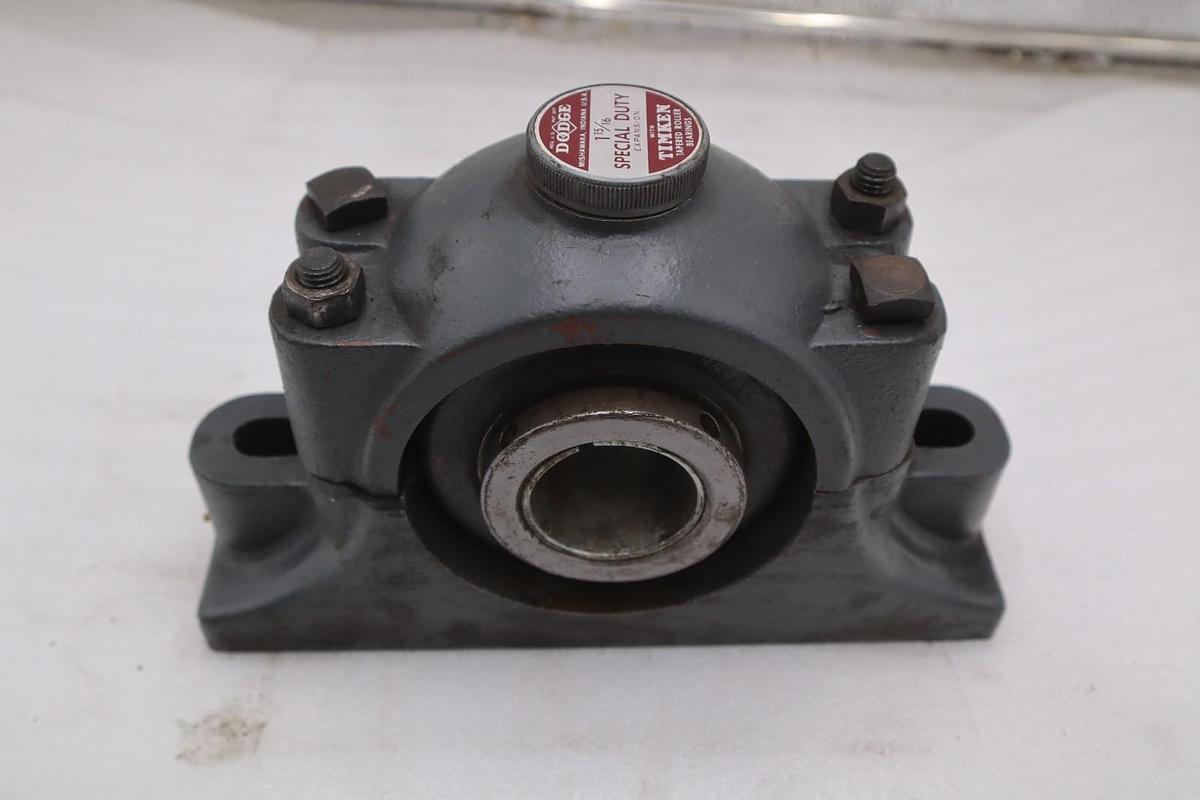Used NEW DODGE 2-BOLT PILLOW BLOCK BEARING 1-15/16" BORE SPECIAL DUTY EXPANSION CC-58