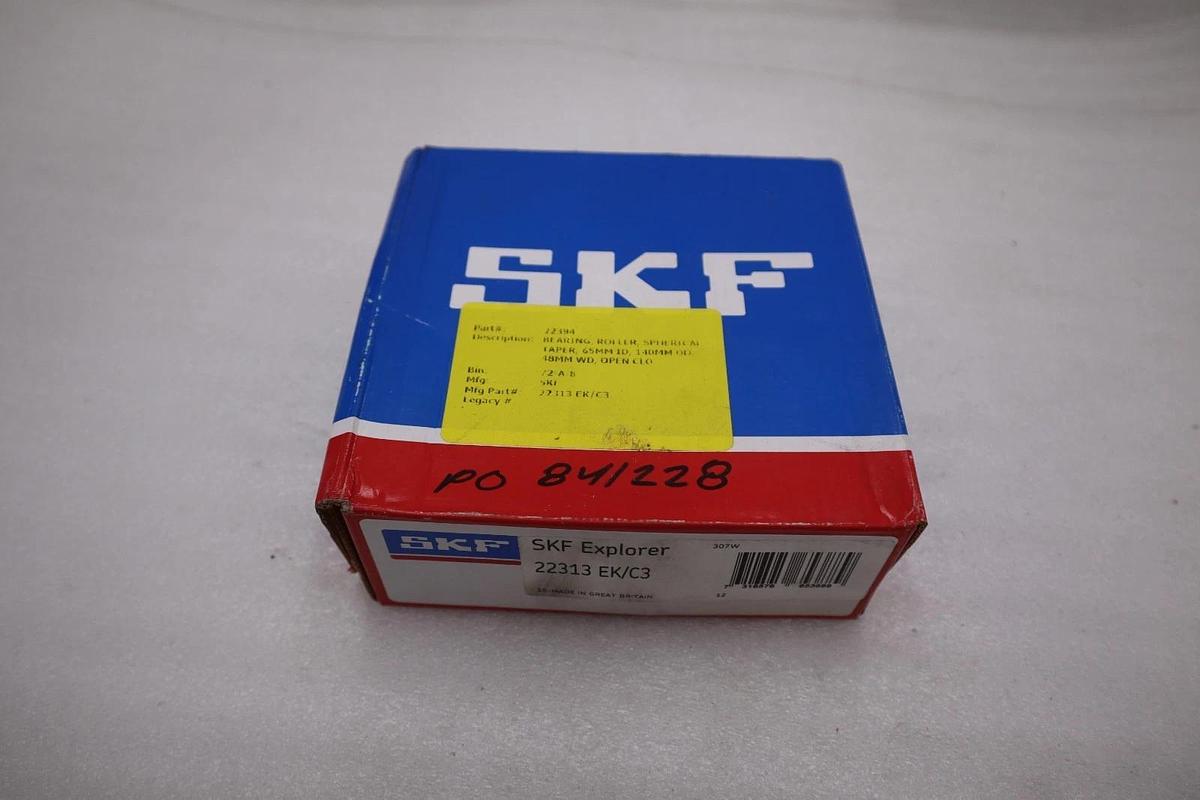 Used SKF 22313 EK/C3 SPHERICAL ROLLER BEARING 65x140x48mm NEW UNIT STOCK 1559CC