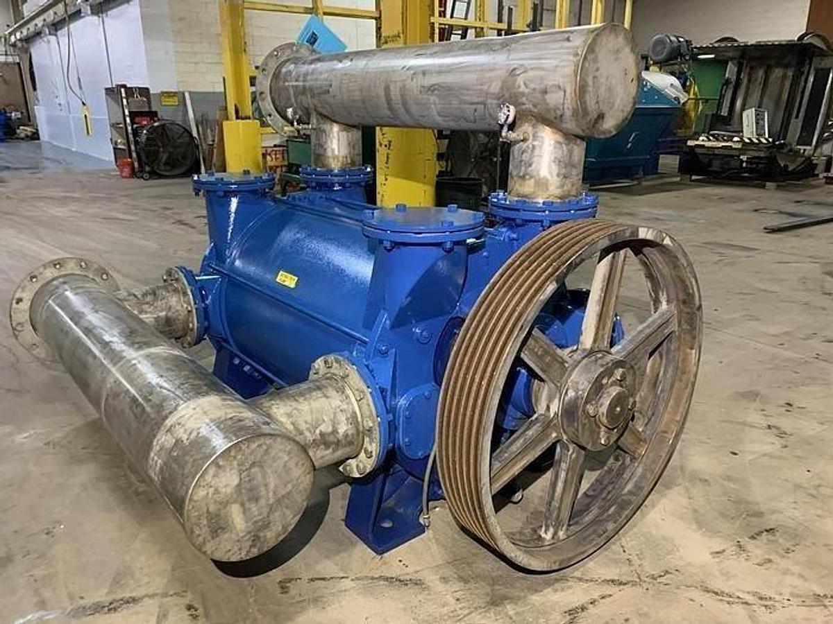 Used NES MODEL 2BE 42 2BE3426-2BY3-3 SINGLE STAGE VACUUM PUMP