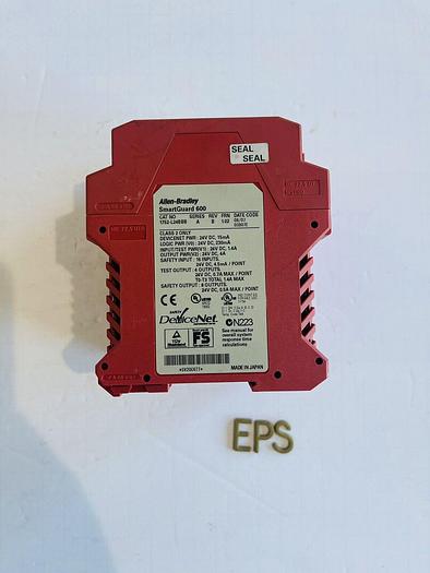 Used Allen Bradley 1752-L24BBB Ser. A Smart Guard 600 Safety Controller #K-1300