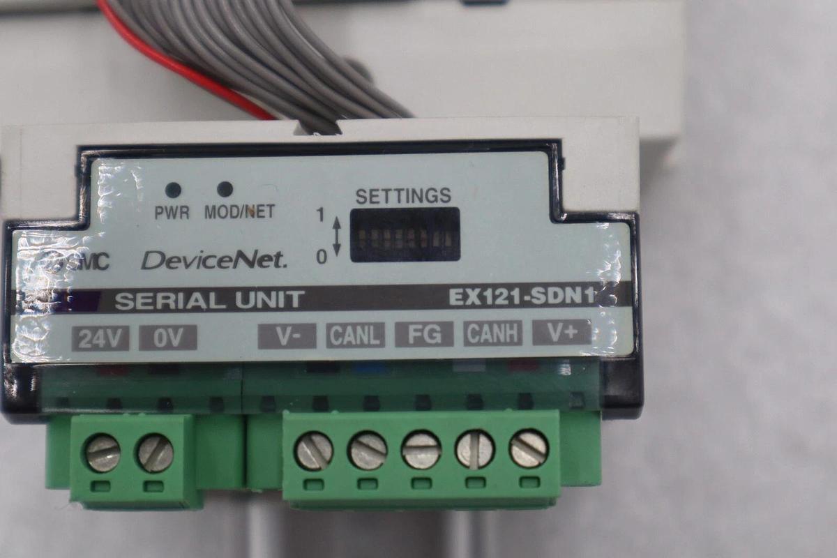 SMC SS5X5-45S1QD-16BS-C8 (NEW NO BOX) W/ DEVICENET SMC SS5V3 STOCK S-361