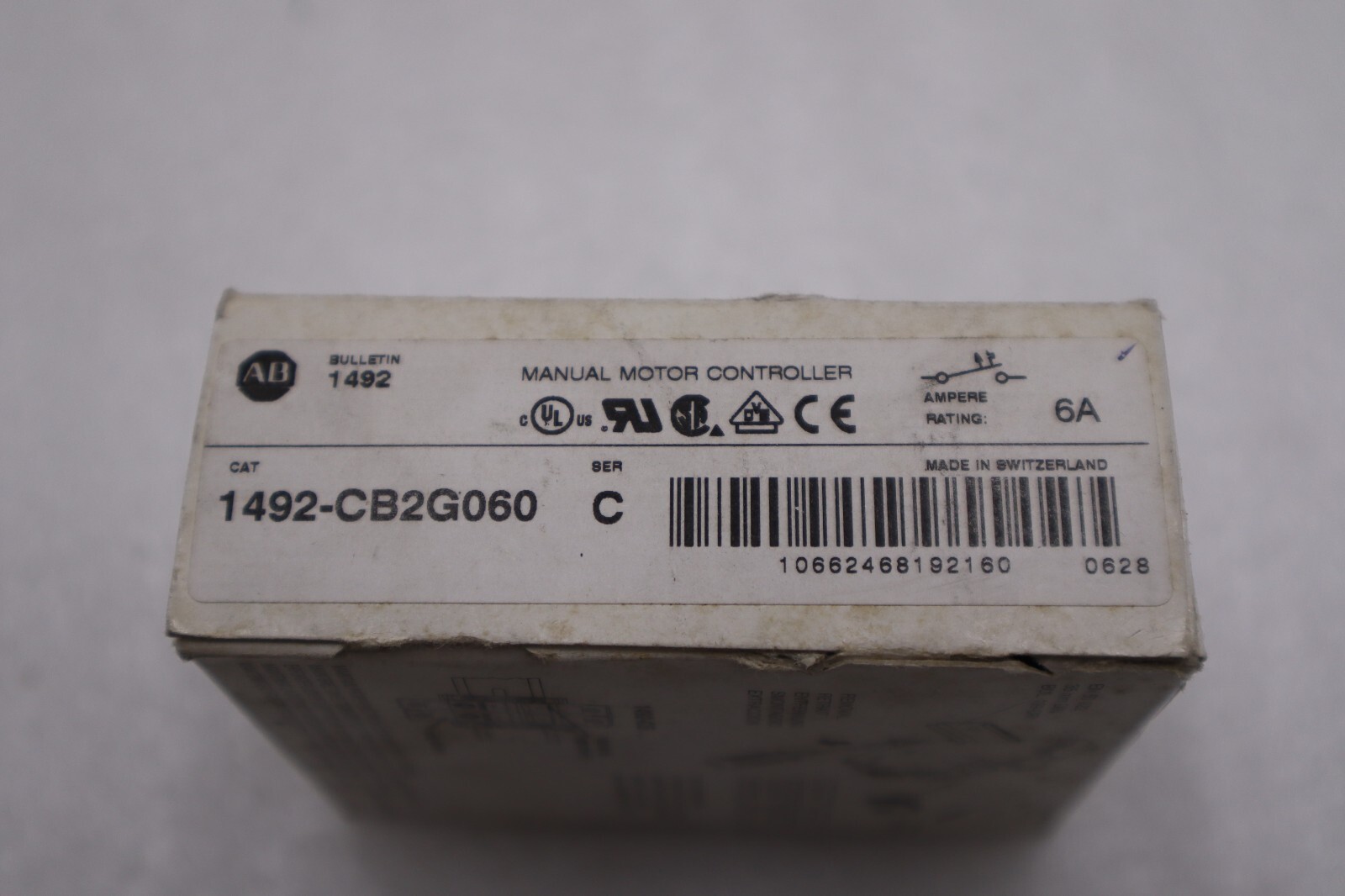 NEW ALLEN BRADLEY 1492-CB2G060 SER. C 480VAC 6A STOCK H324A