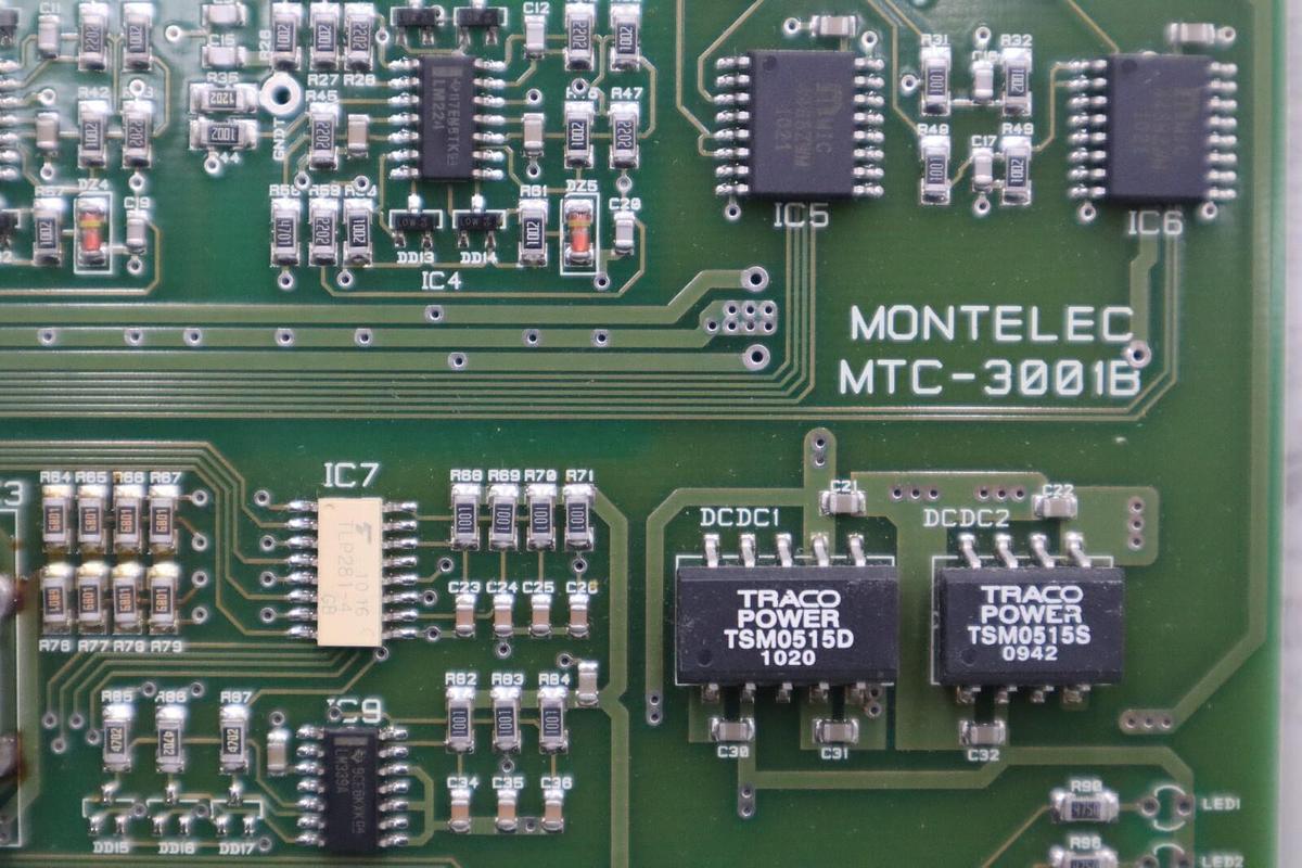Used PASABAN MONTELEC MTC3001-DC DRIVE CONTROL PLC #3978-A