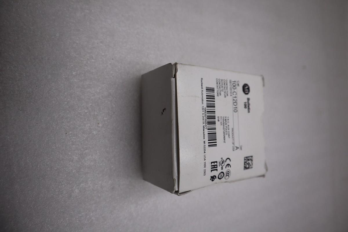 Used NEW OPEN BOX Allen Bradley 100-C12D10 110/120V AC 12A Contactor AB STK H281A