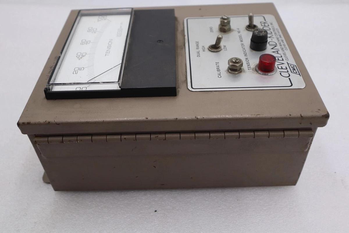 Used Cleveland-Kidder Web Tension Indicator Equipment NE-4/DR-4/TA-10/ER-4 #4111