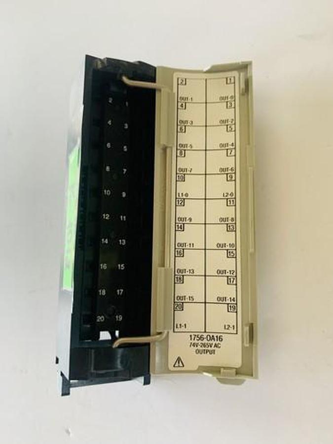 Used AB - TBNH SER A ControlLogix Terminal Block Plug And Standard Cover #K-1012