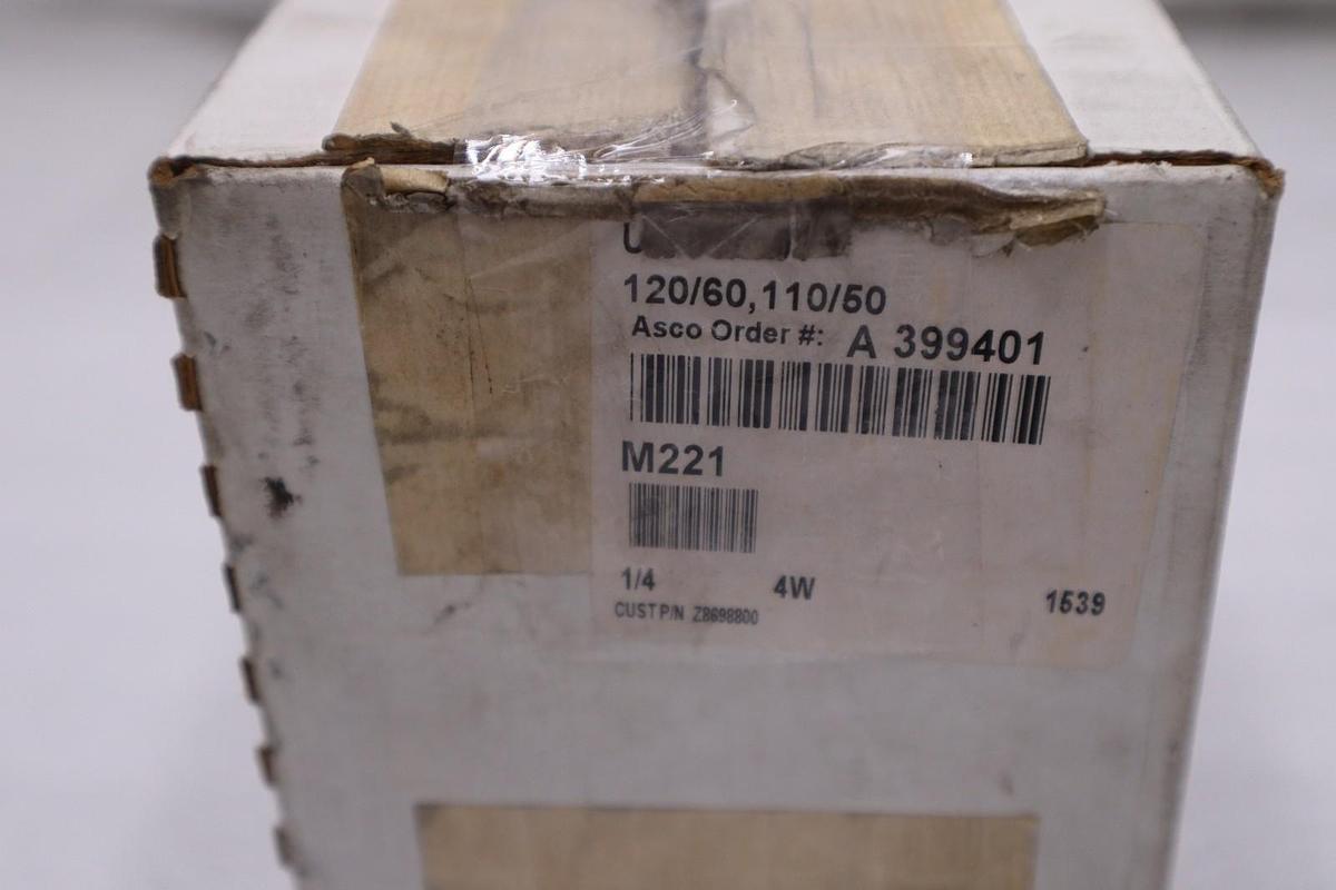 NEW ASCO U8401B101 SOLENOID VALVE 24VDC 20-150 PSI - STOCK K-3254CC