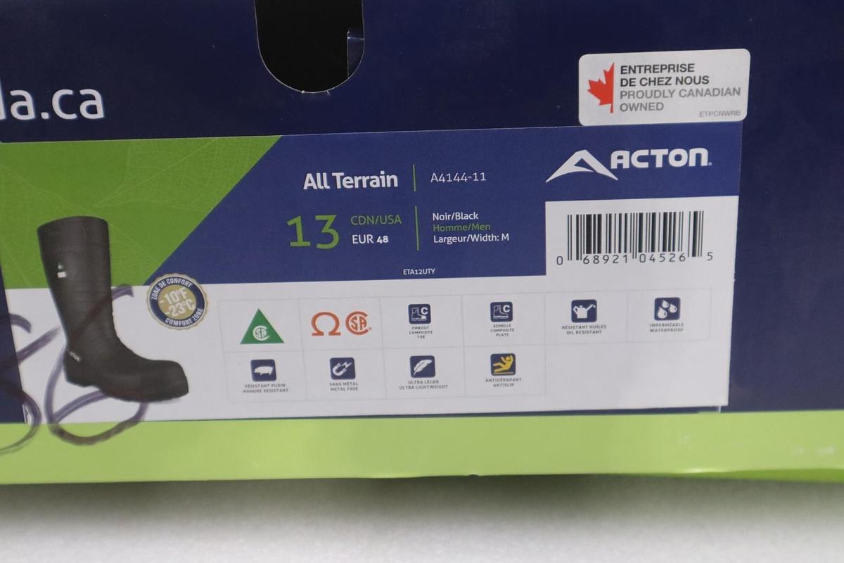 ACTION All Terrain 15" Composite Toe Rubber Work Boots A4144-11 - STOCK GF947