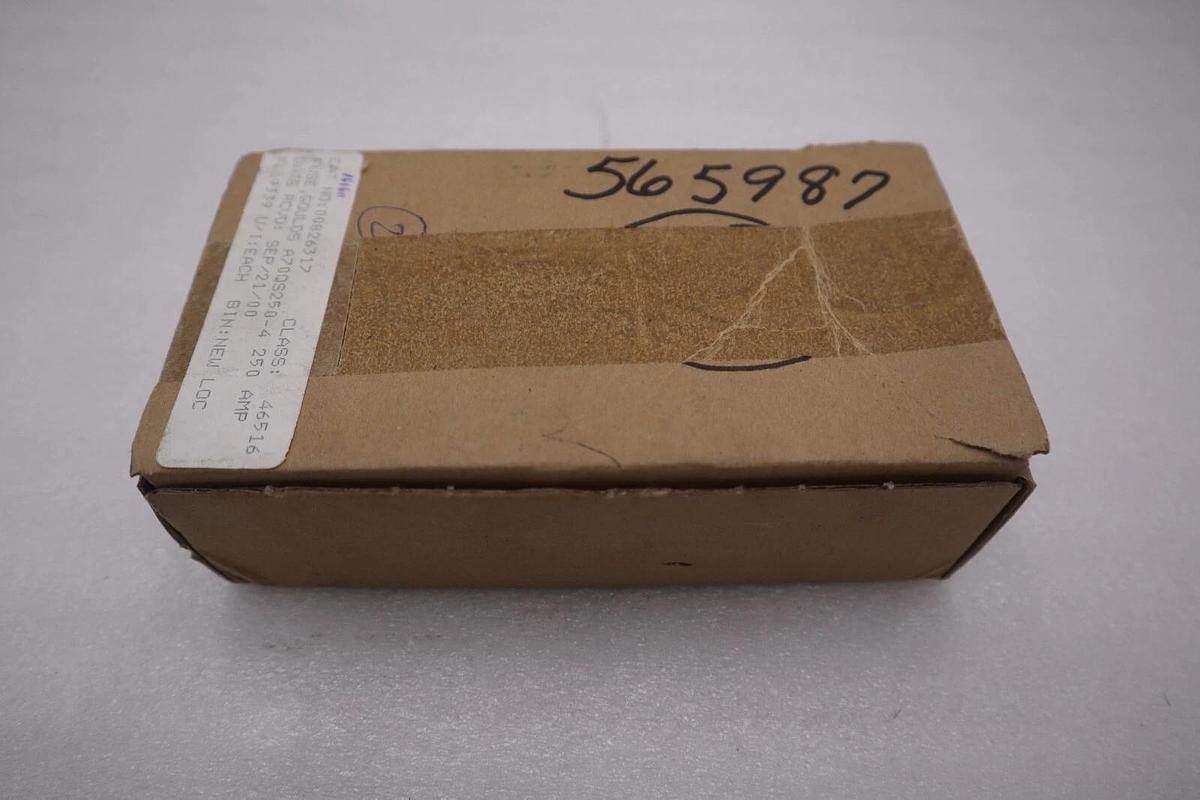 Used BUSSMANN 170M3716, High Speed Fuse, 250AMP (BOX OF 2) FREE SHIPPING NEW #G489A