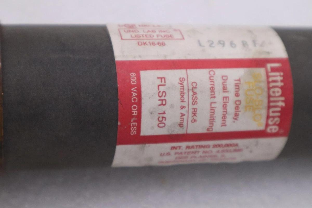 LOT OF 3 - Littlefuse RK5 FLSR150/ FLSR 150 600VAC - STOCK H-1691A