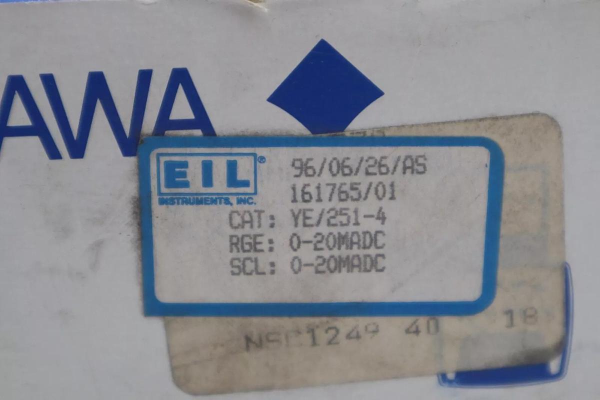 YOKOGAWA 251444RXRX NEW YE/251-4 AC VOLTS PANEL METER 251444RXRX STOCK K-3126