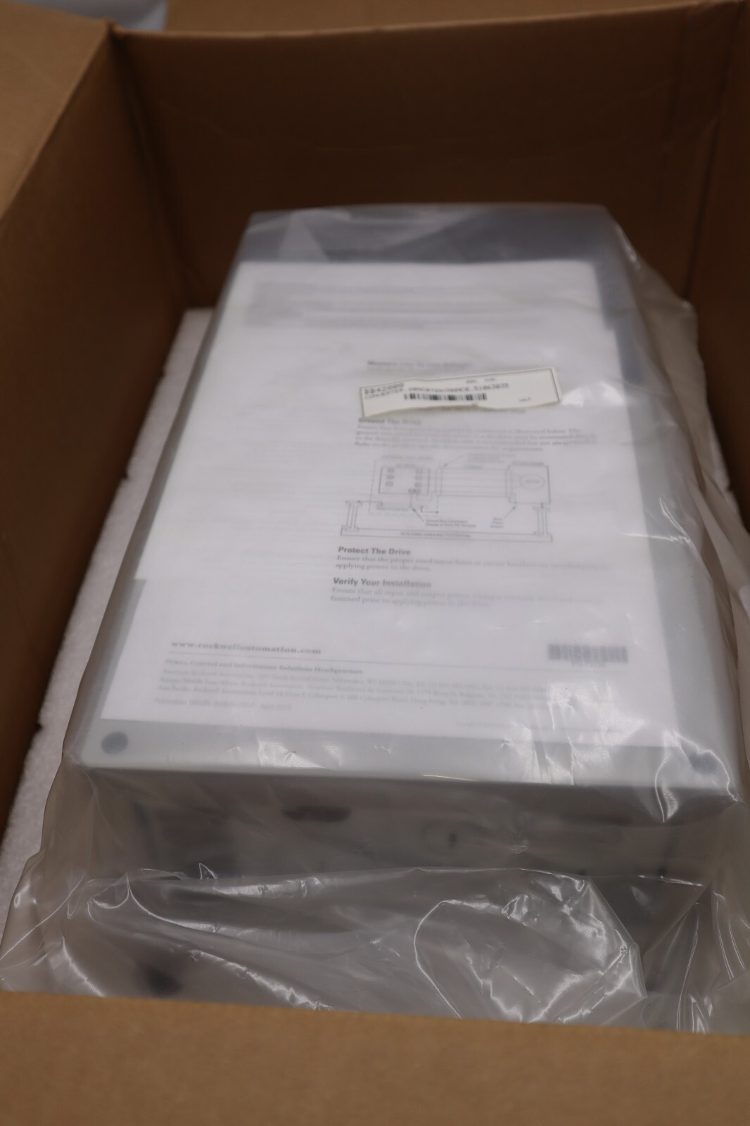 ALLEN BRADLEY 20AC072A0AYNANC0 POWERFLEX 70 VFD DRIVE 50 HP NEW IN BOX #2553-C