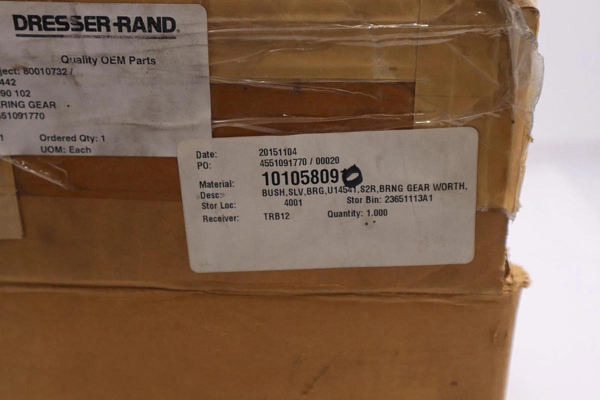 DRESSER RAND 89890-102 BEARING GEAR STOCK 1771