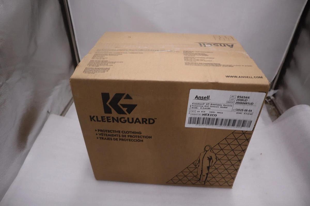 Used KLEENGUARD A20 Breathable Particle XL Disposable Coveralls 24 PCS - STOCK GF808