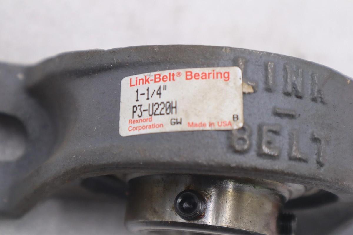 Used NEW OPEN BOX Link-Belt 1-1/4 Pillow Block Bearing P3-U220H STOCK B-784