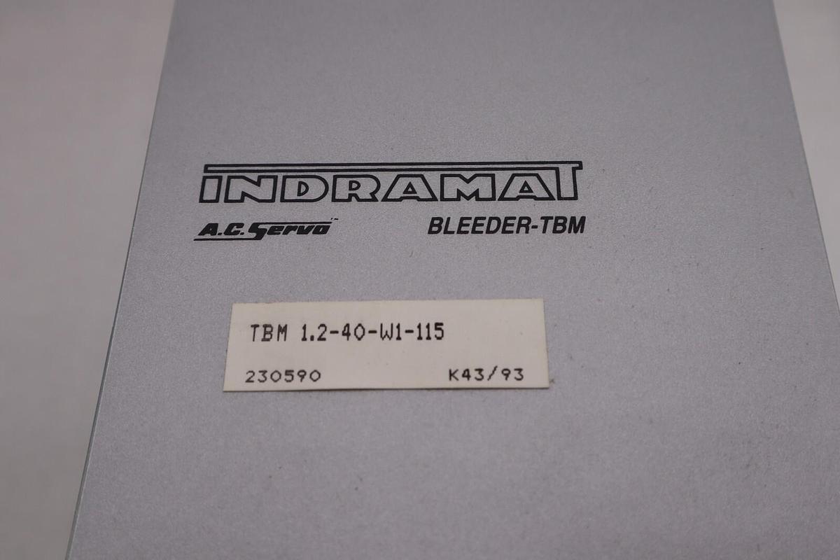 Used BOSCH INDRAMAT TBM1.2-40-W1-115 / TBM1240W1115 (NEW NO BOX) STOCK 2191