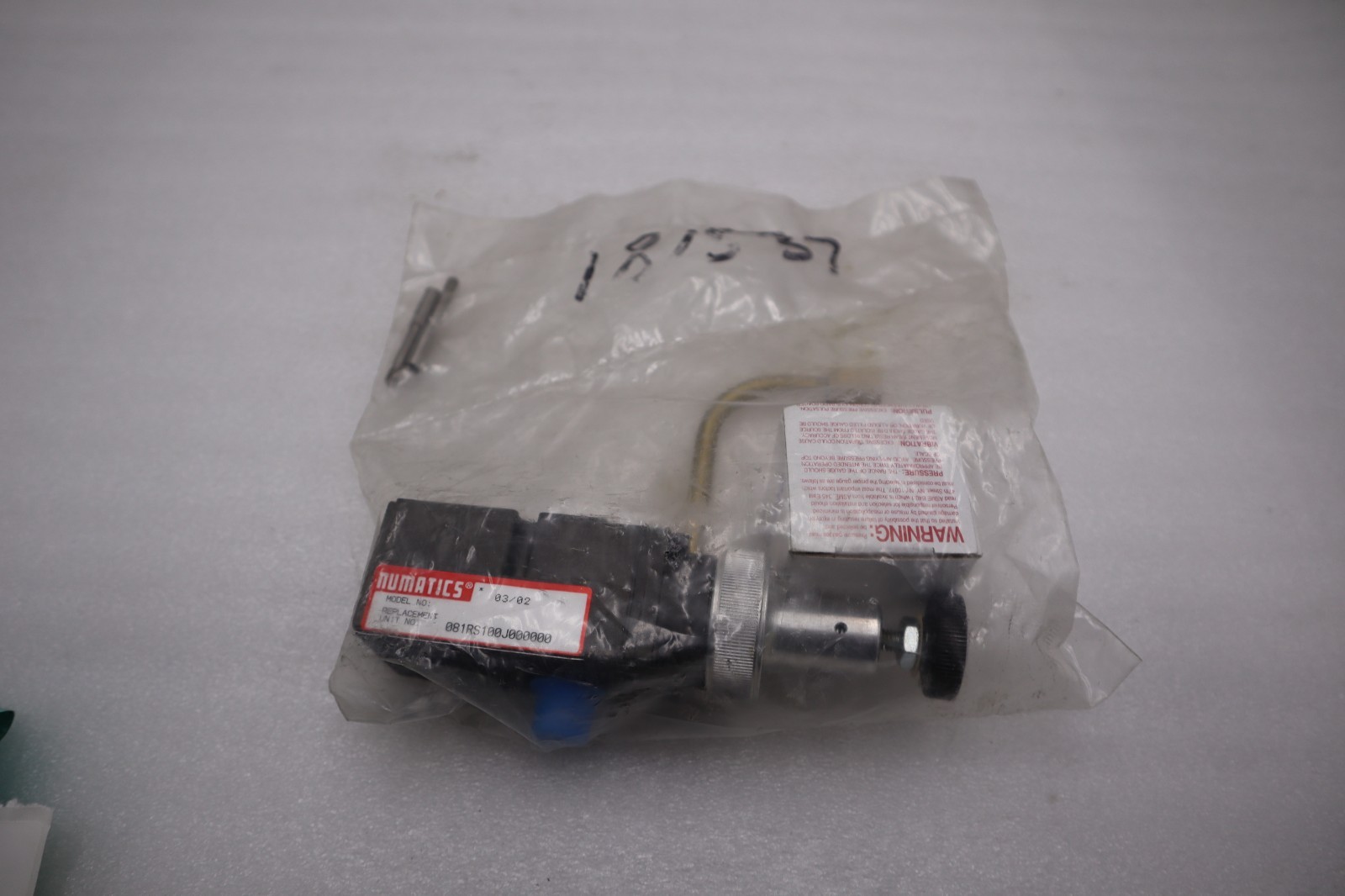 Used Numatics 081RS100J000000 Replacement Regulator STOCK H1335A
