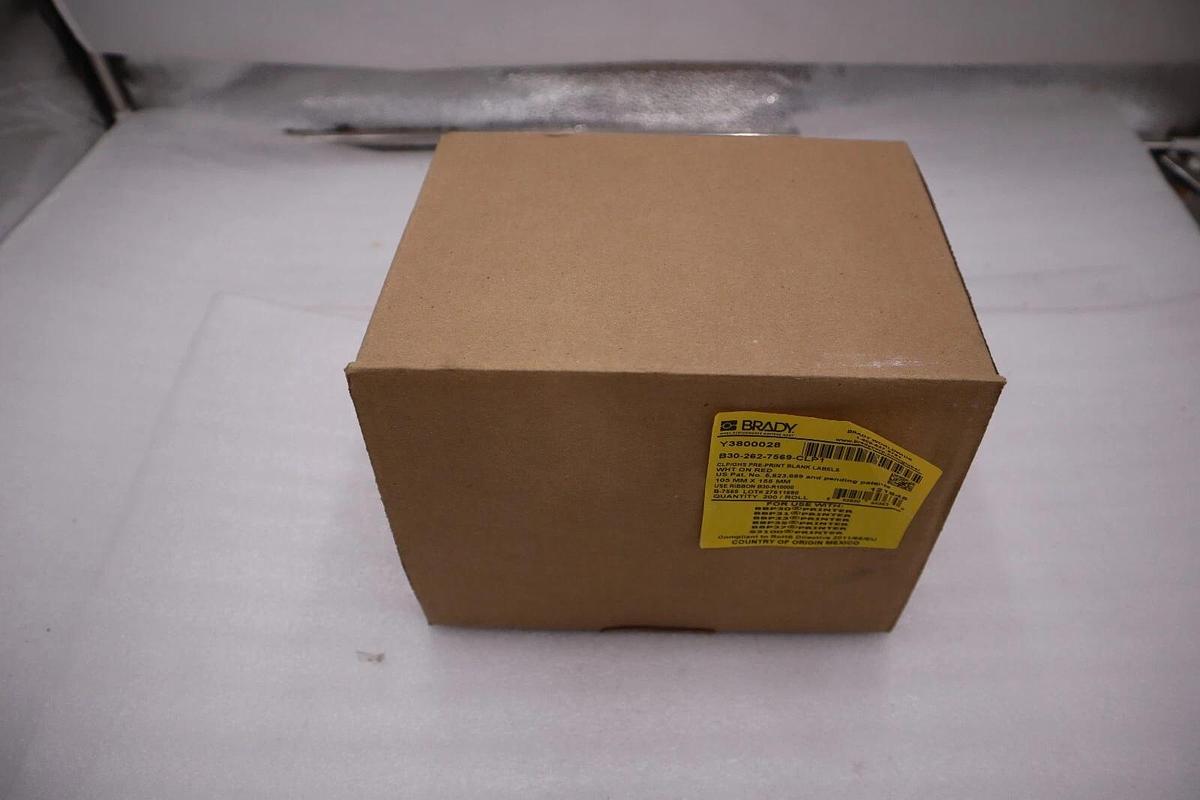 Brady Printer B30-262-7569-CLP1 Pre Print Chemical Labels Y380028 NEW STOCK H389