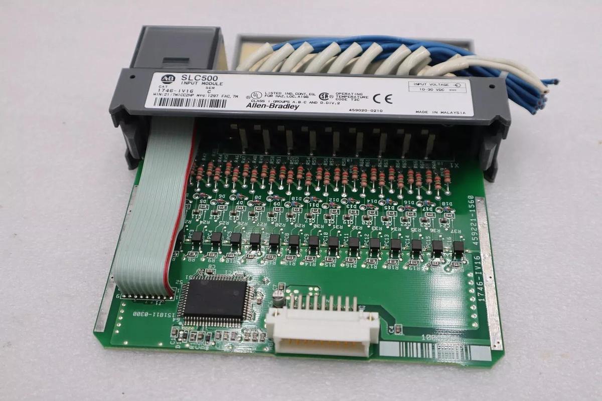 Used ALLEN BRADEY AB 1746-IV16 SLC 500 SERIES C INPUT MODULE STK K-86-D