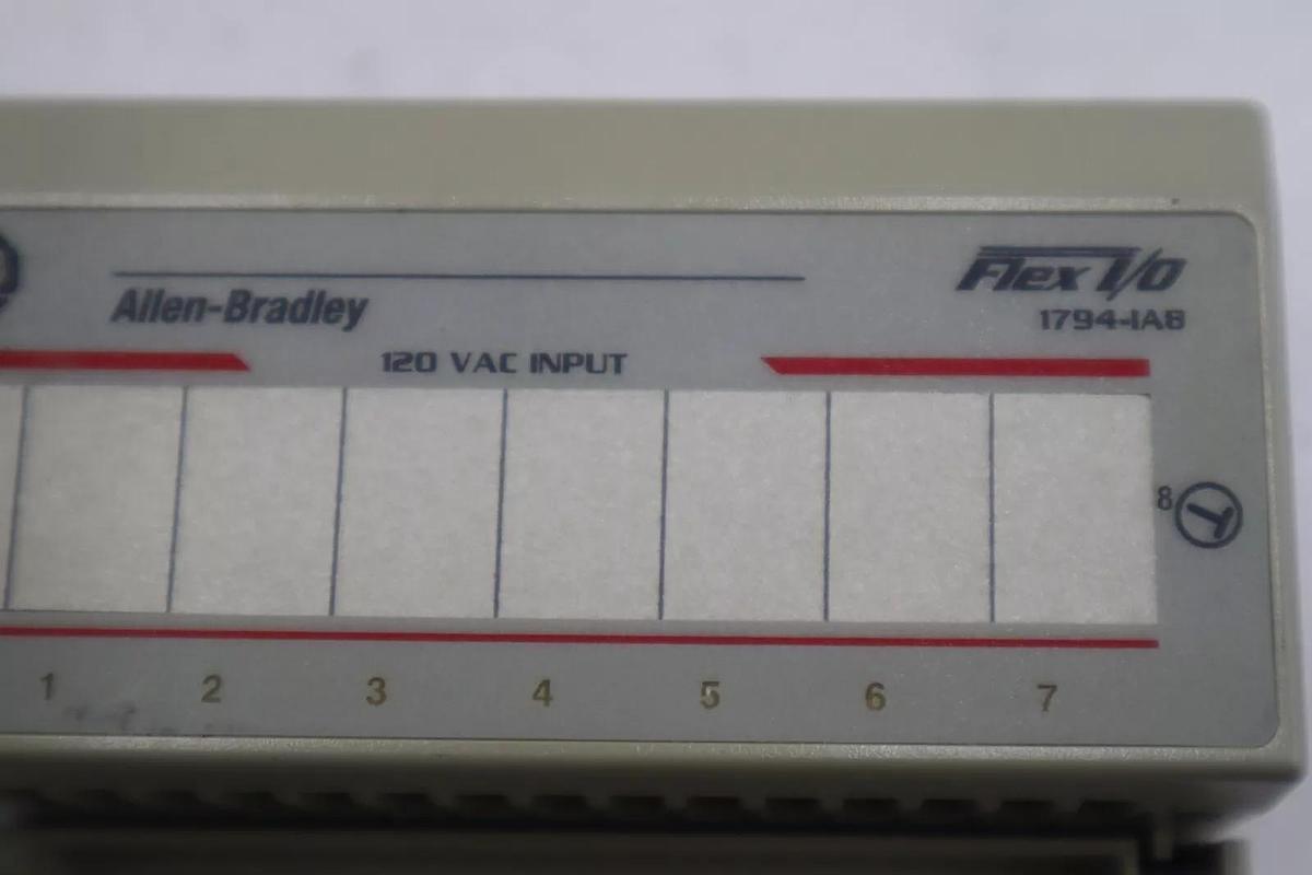 Used Allen Bradley 1794-IA8 1794-1A8 1794-IAB 1794-TBN Flex I/O Input Module #2203-A