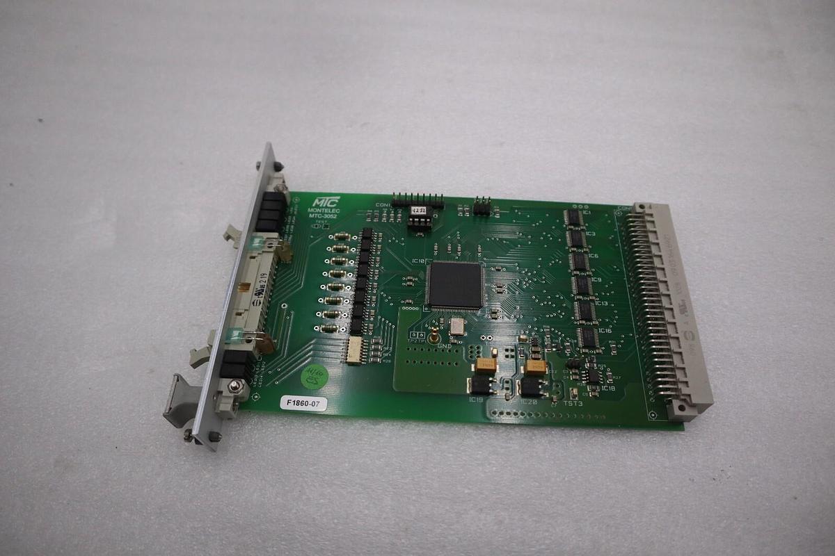 Used PASABAN FAST I/O MTC-3052 PLC CARD STOCK #3967-A