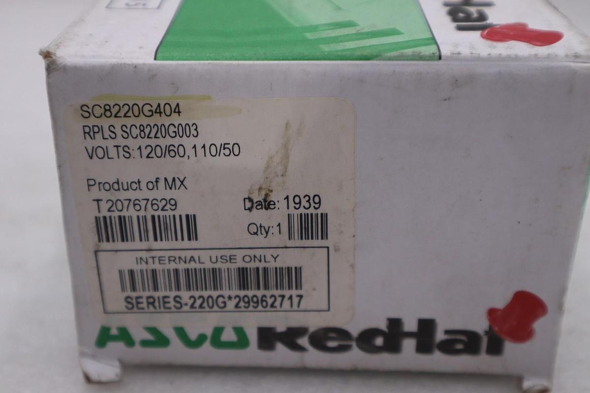 Used NEW OPEN BOX ASCO SC8220G404 SOLENOID VALVE STOCK 2208A