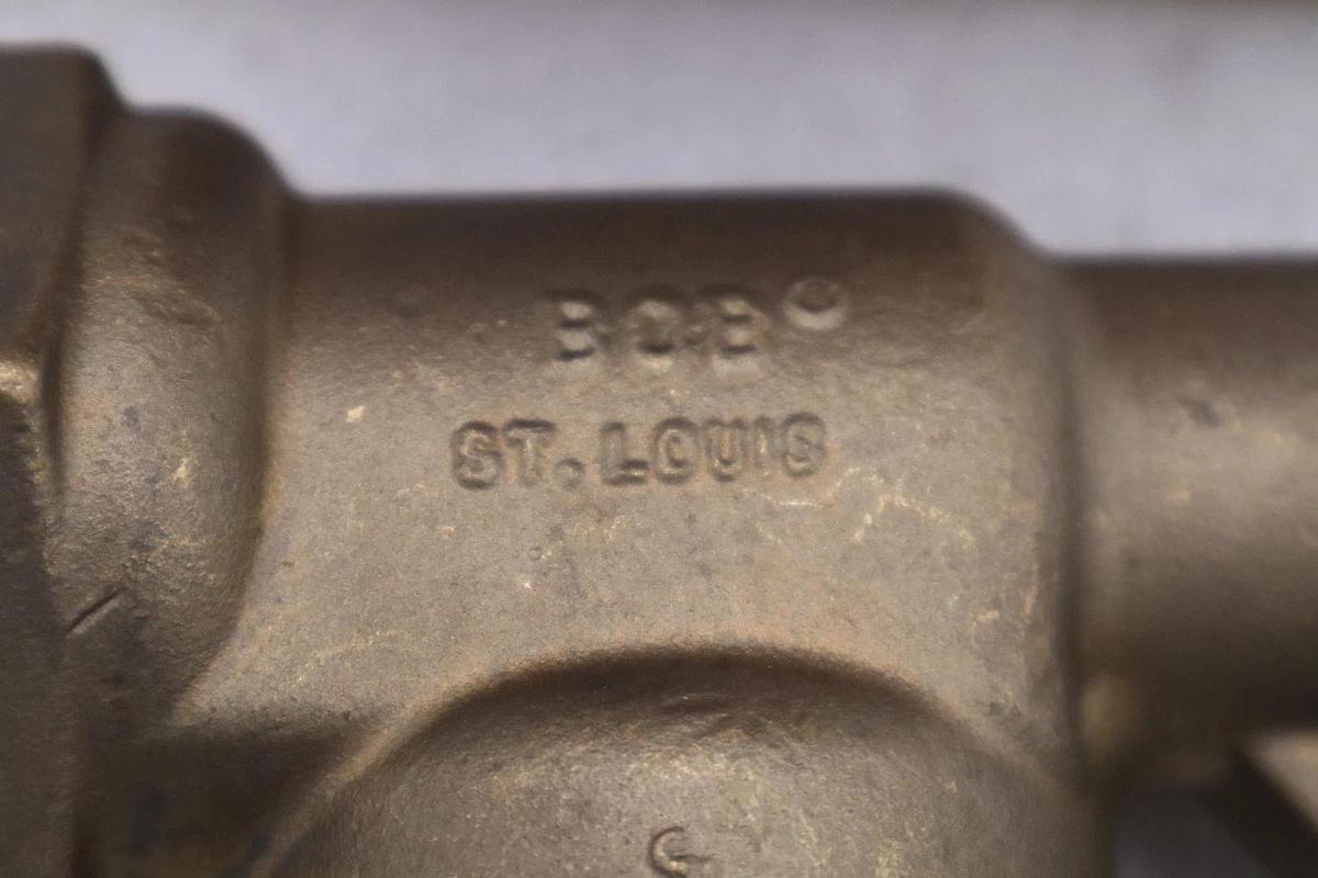 Used Control Devices Robert R600-1-1/4-5 Valves Assembly Brass STOCK 5214CC