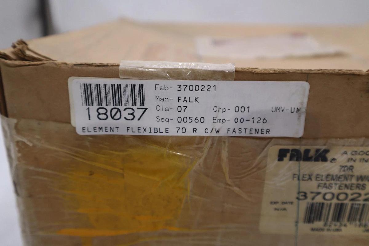 Used FALK 3700221 70R STD FLEX ELEMENT W/ FASTENERS - STOCK GF897