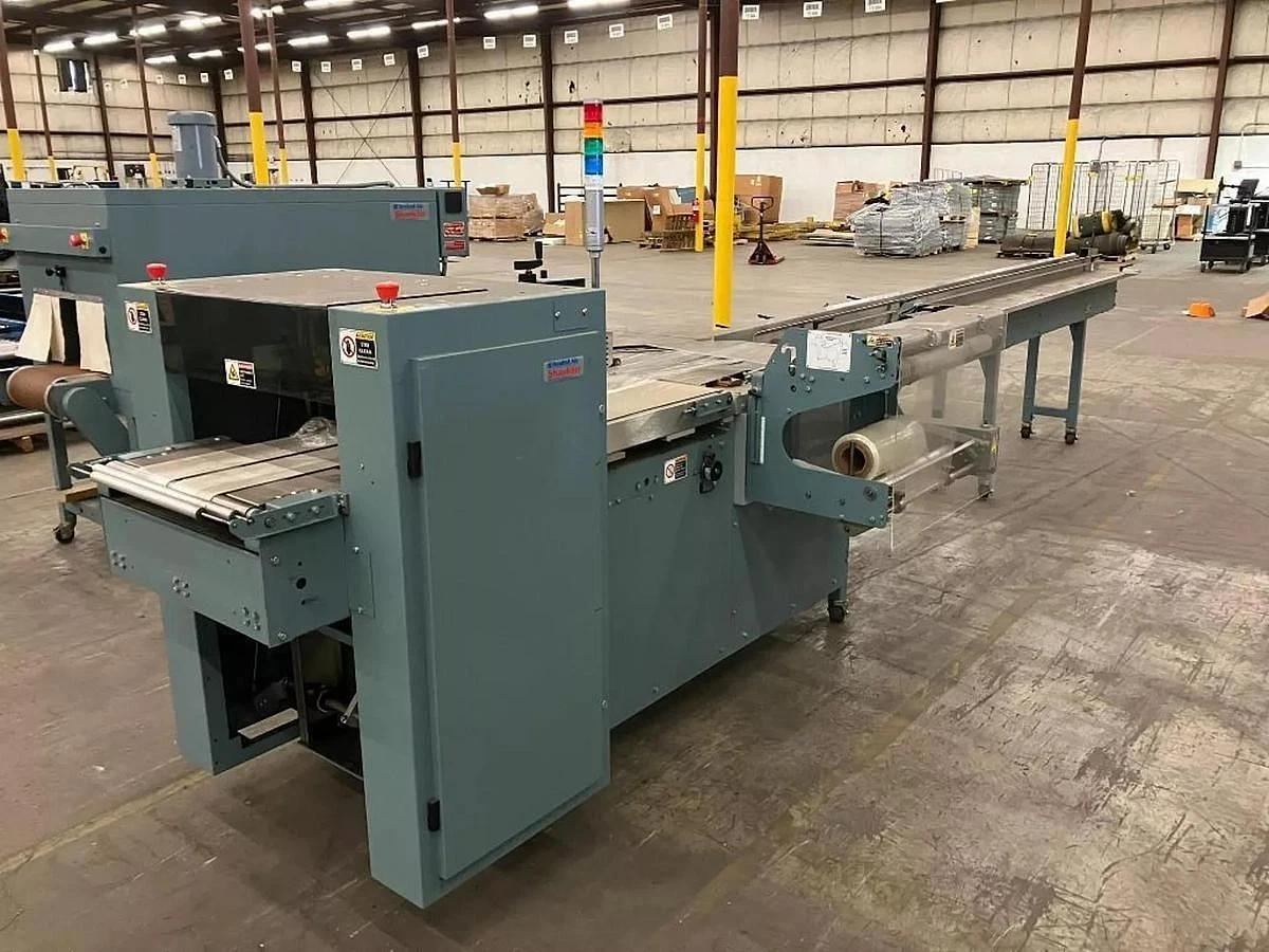 Used SHANKLIN F-5AC AUTOMATIC SIDE SEAL SHRINK WRAPPER