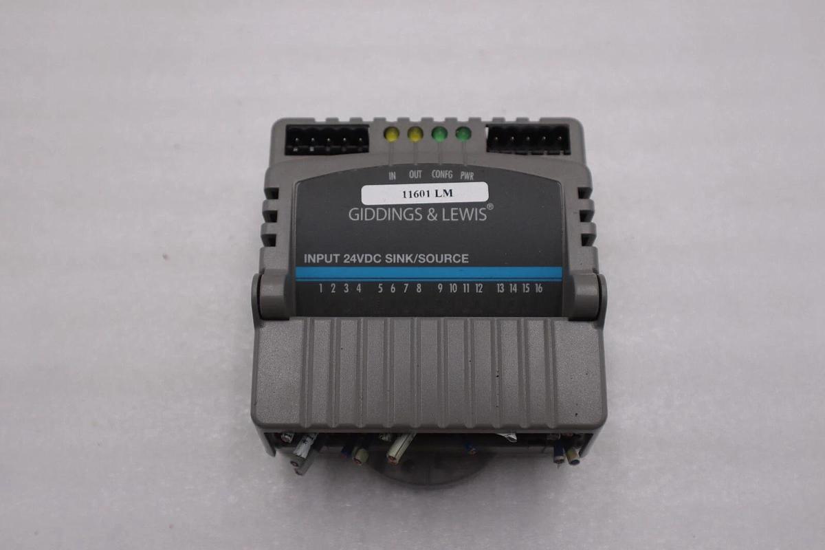Used GIDDINGS & LEWIS M.1300.7372 R1 Input Module 24VDC SINK/SOURCE STOCK 627-D