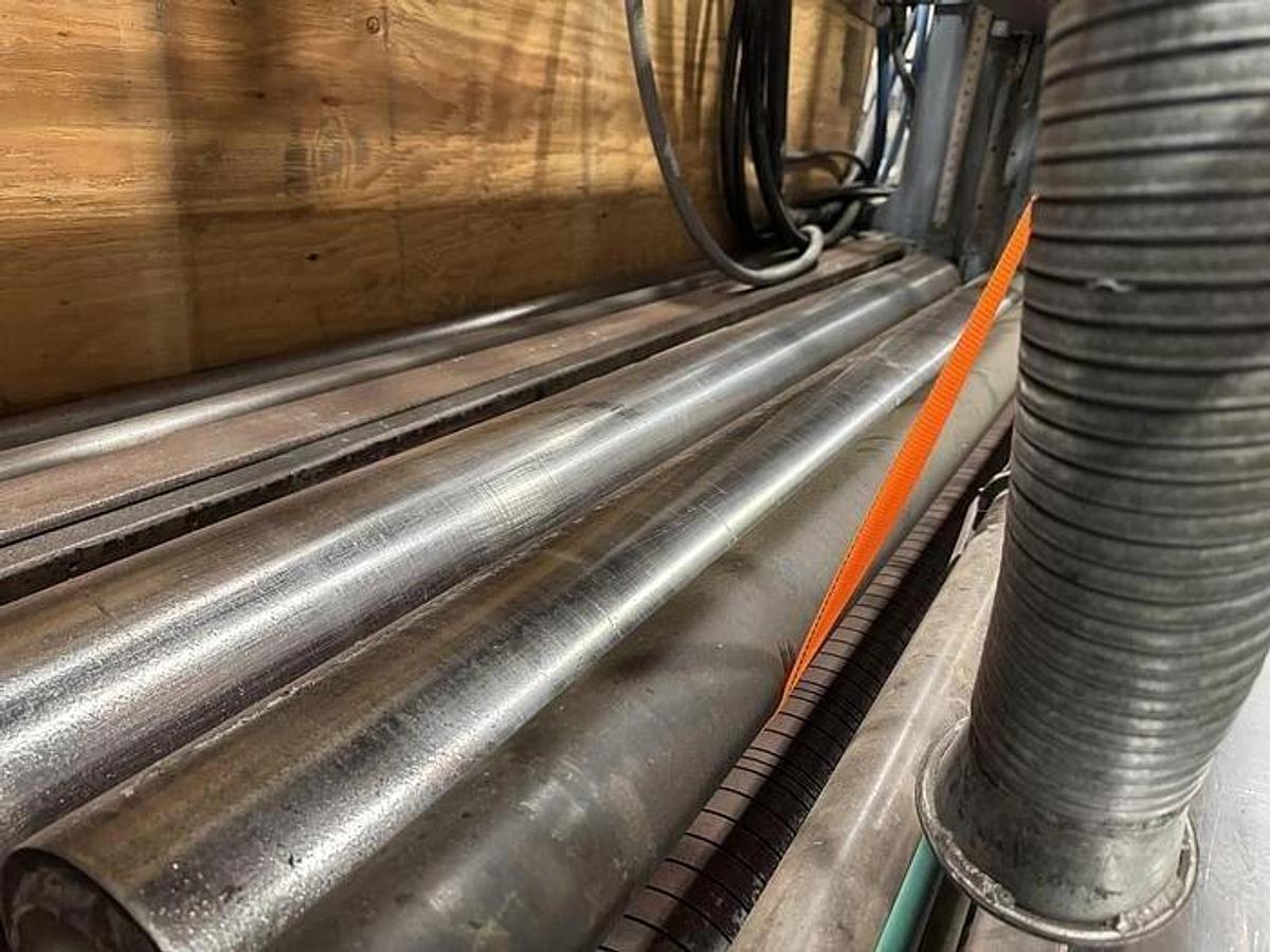 Used 72" DUSENBERY 613 COUNTER ROLL SLITTER REWINDER