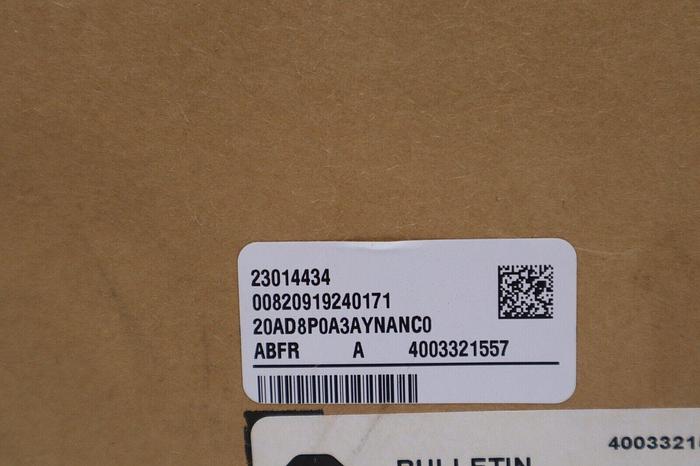 NEW Allen-Bradley 20AD8P0A3AYNANC0 SER A Powerflex AC Drive 5 HP STOCK 3140