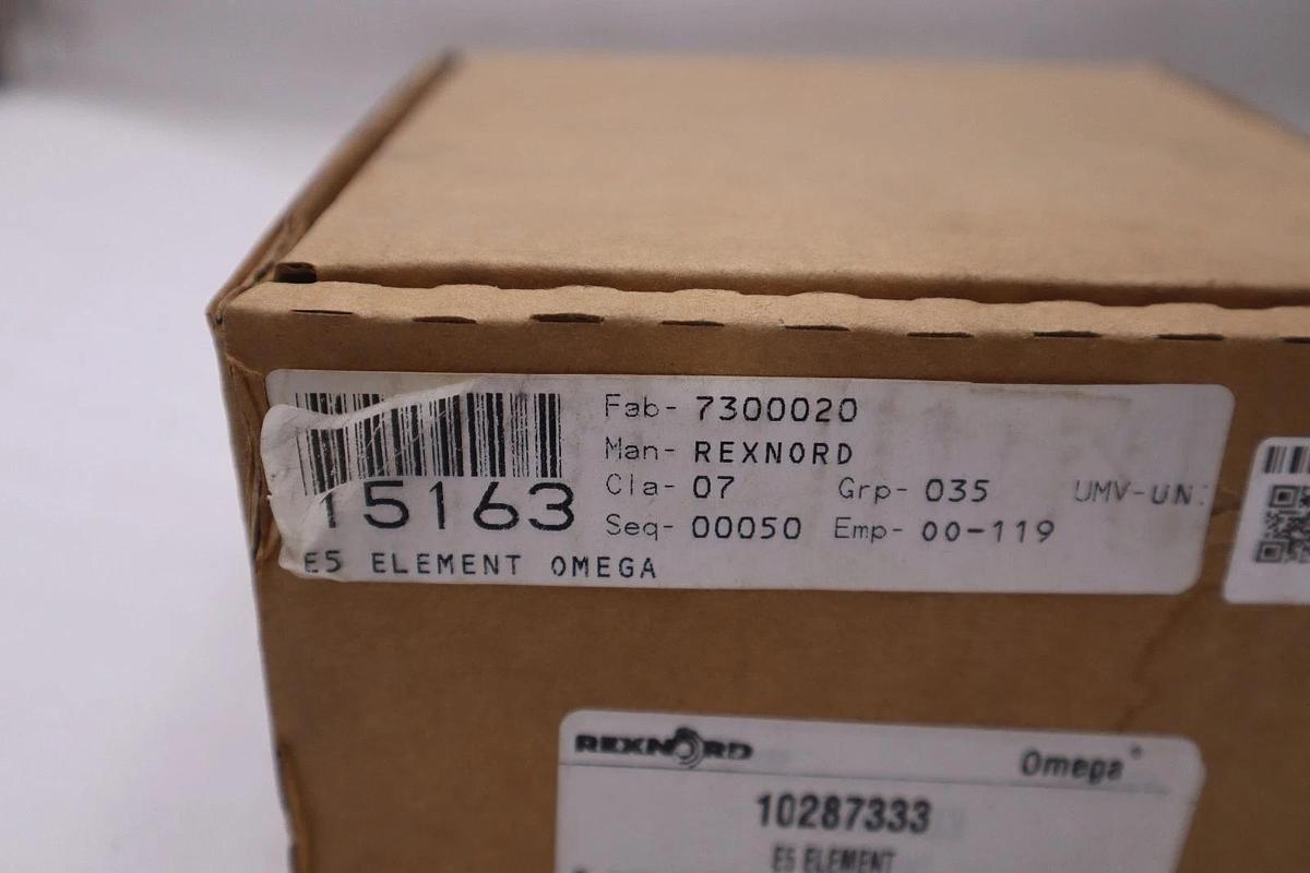 Rexnord OMEGA E5 Element 10287333 Flexible Coupling NEW IN BOX STOCK GF-455A