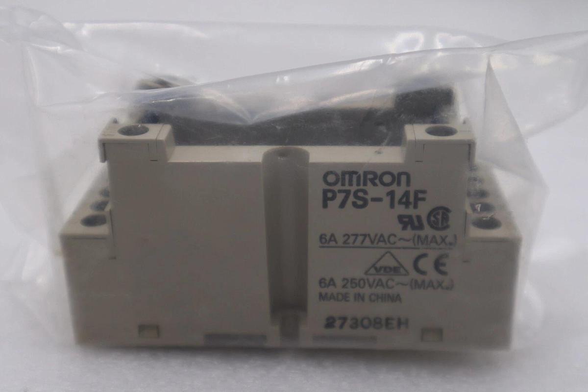NEW OPEN BOX Omron P7S-14F-END 14-Pole Relay Socket 10A STOCK G1002A