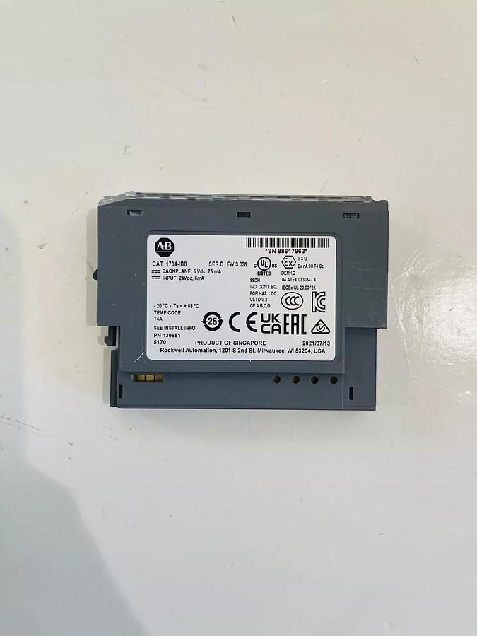 Allen Bradley 1734-IB8/D Point I/O Input Module 24VDC #K-954