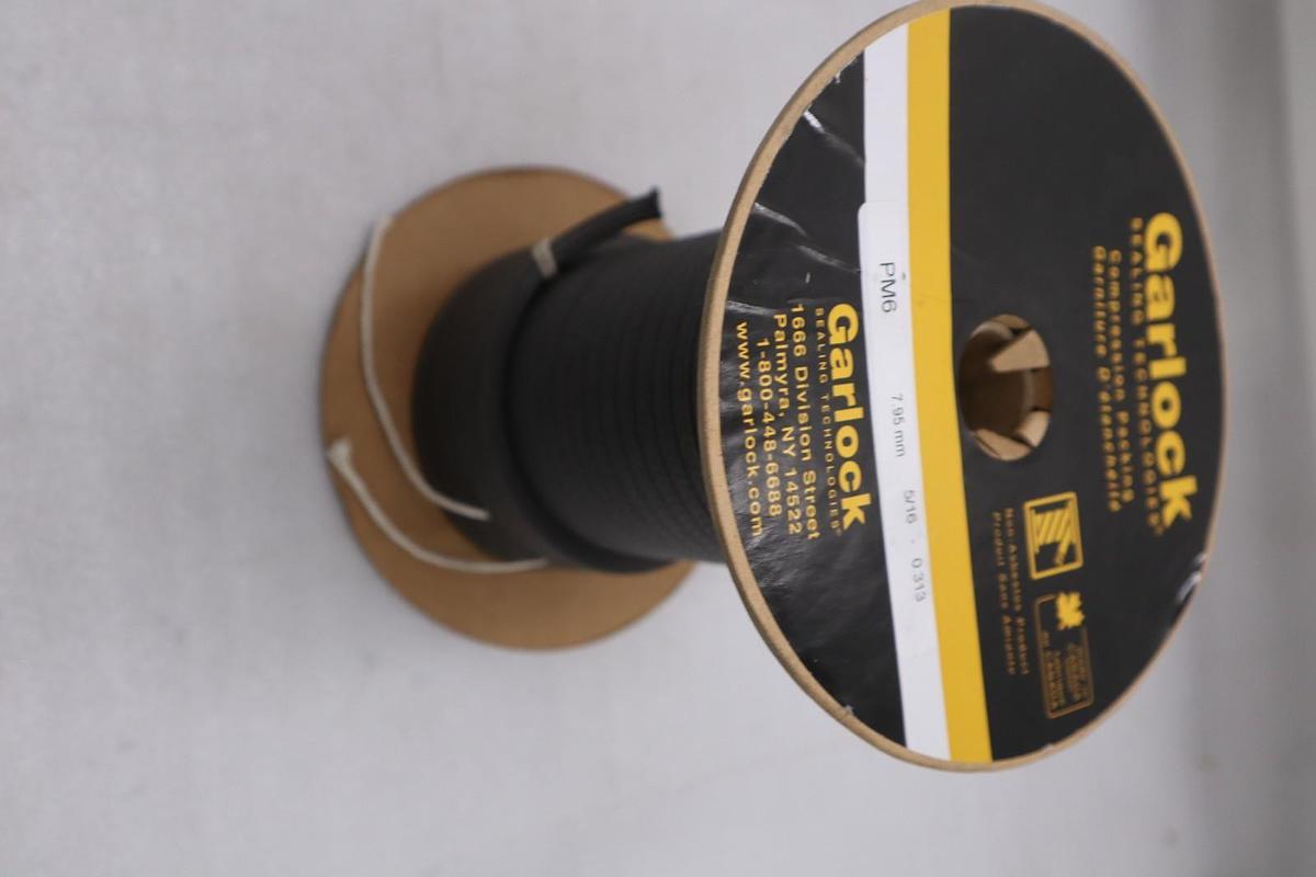 GARLOCK 7.95 MM 5/16" 5 LBS CARBON PACKING - NEW IN BOX - STOCK GF862