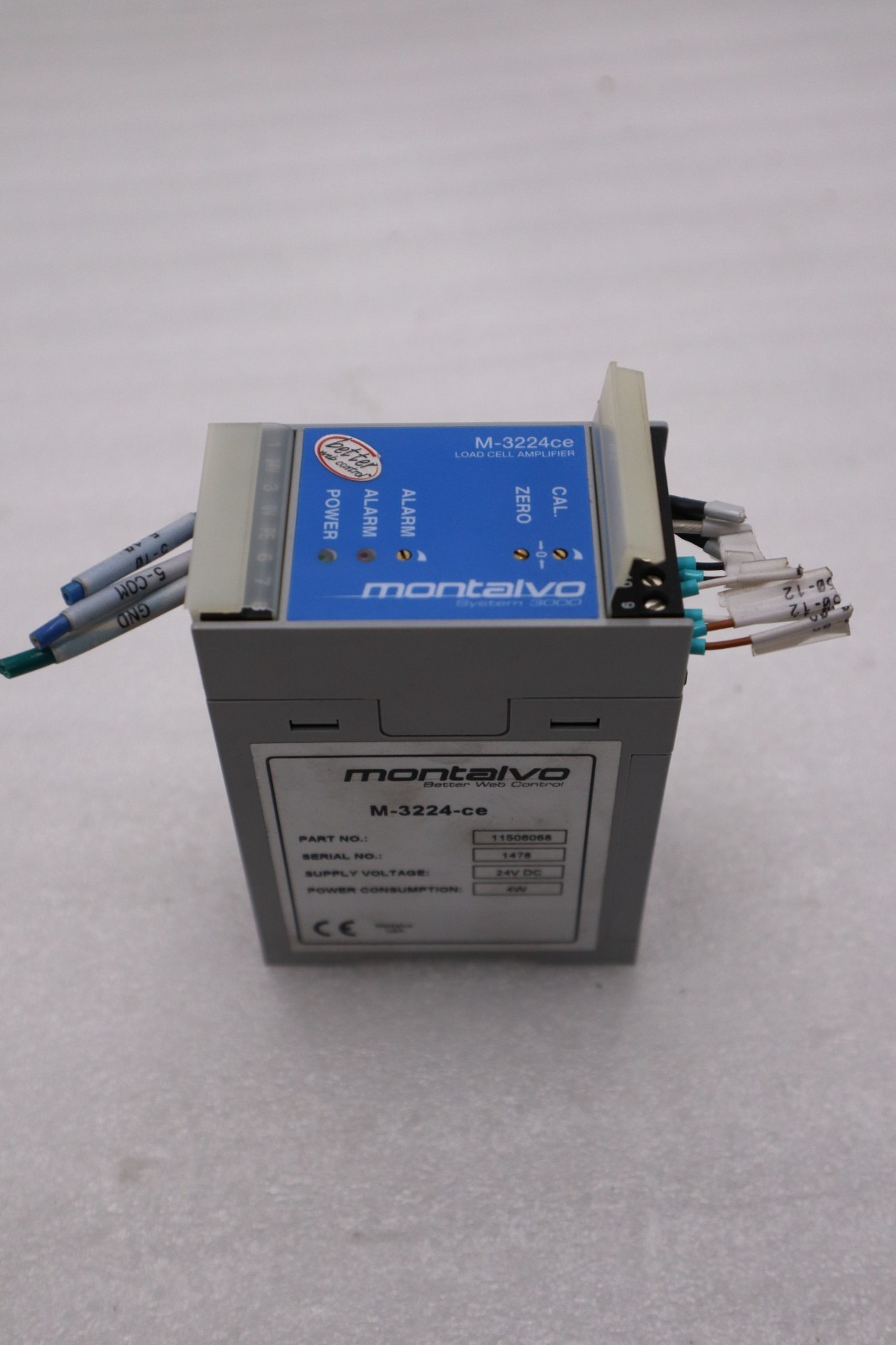 Used MONTALVO M3224-CE / M3224CE LOAD CELL AMPLIFIER STOCK H1816