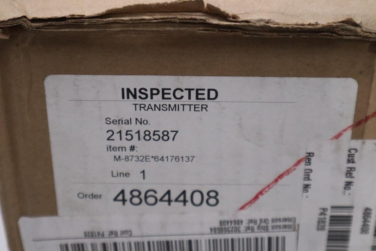 Used NEW OPEN BOX ROSEMOUNT 8732EMT1A1N5M4 Flow Transmitter STOCK GF7