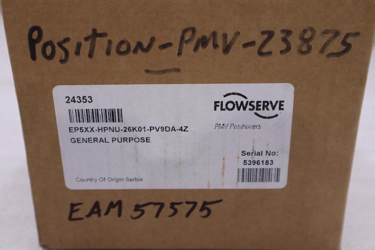 Used New Flowserve PMV EP5XX-HPNU-26K01-PV9DA-4Z Pneumatic Positioner 4-20mA 150PSI