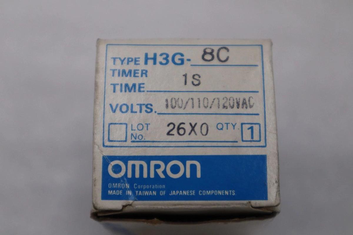 Used NEW OPEN BOX Omron H3G-8C Mini Timer STOCK H1134A